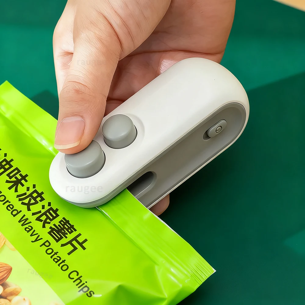 Mini Zgrzewarka do Worków, Zgrzewarka do Plastikowych Torebek, Przenośna Zgrzewarka do Żywności, Zgrzewarka Termiczna do Pakowania Żywności