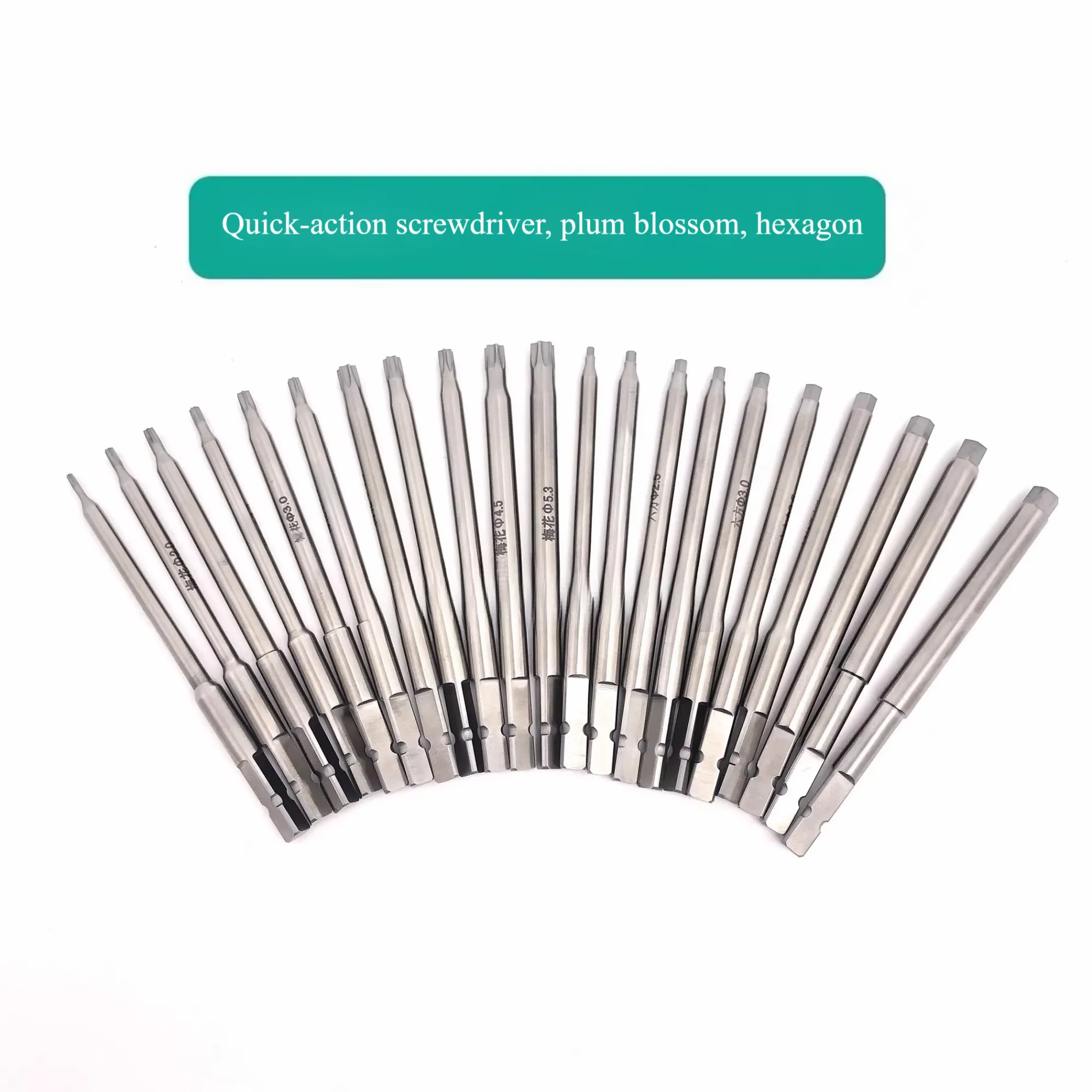 Orthopedic Quick-Loading Screwdriver Set (Hex/Plum/Cross) & Retractors (Small/Flat/Muscle/Skin/Abdominal) Orthopedic Instruments