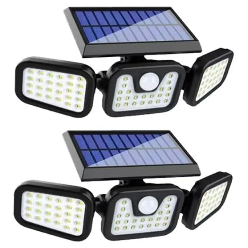 [meilleure-vente]-projecteurs-solaires-d'exterieur-a-detecteur-de-mouvement-systeme-d'eclairage-de-securite-led-mural-a-angle-reglable