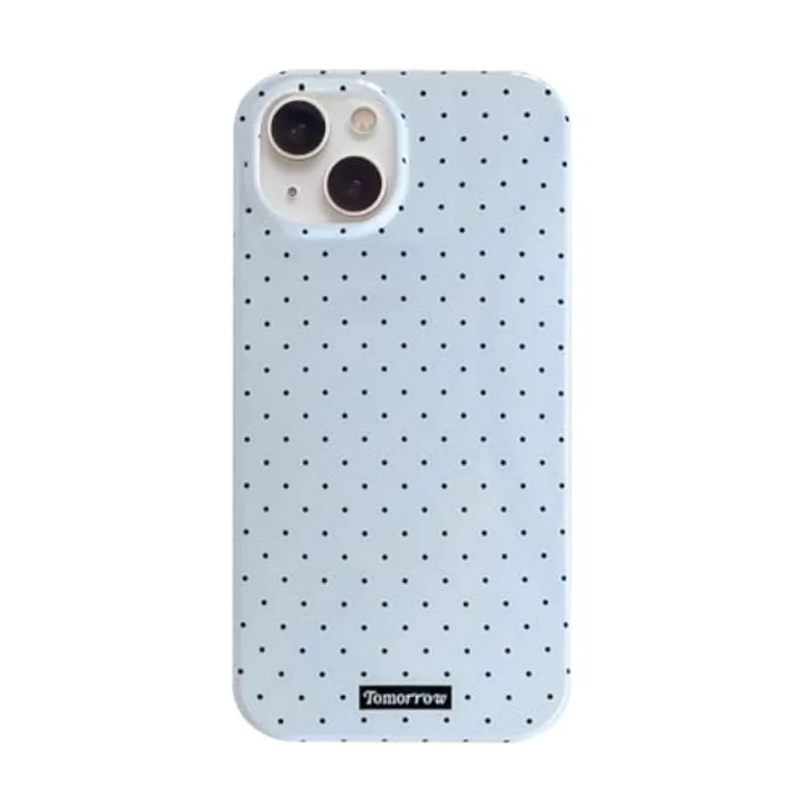 

Compatible with iPhone 13/iPhone 14 Case with Cute Fashion Polka Dot Aesthetics Design Simple Cases for Soft TPU Slim Protectio