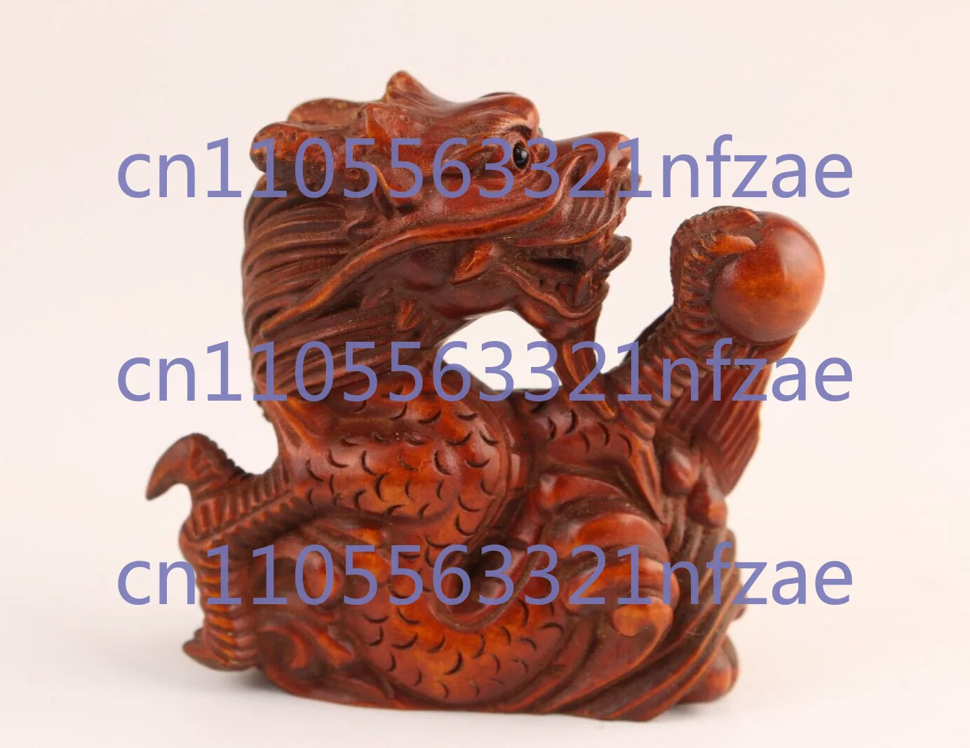 

Редкая японская самшитовая фигурка дракона ручной работы, коллекционная статуя