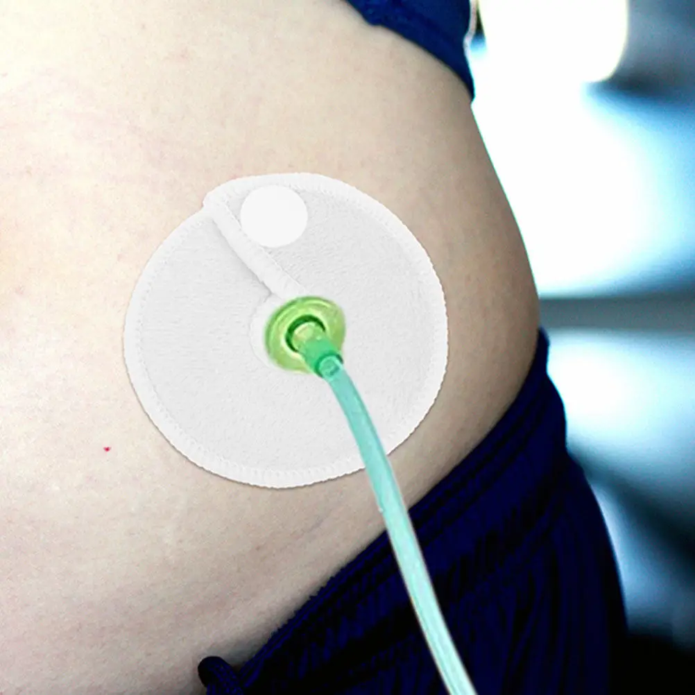 

18Pcs G Tube Button Covers Bamboo Fiber G Shape Pads Feeding Tube Accessories Baby Nursing Protective Cushions