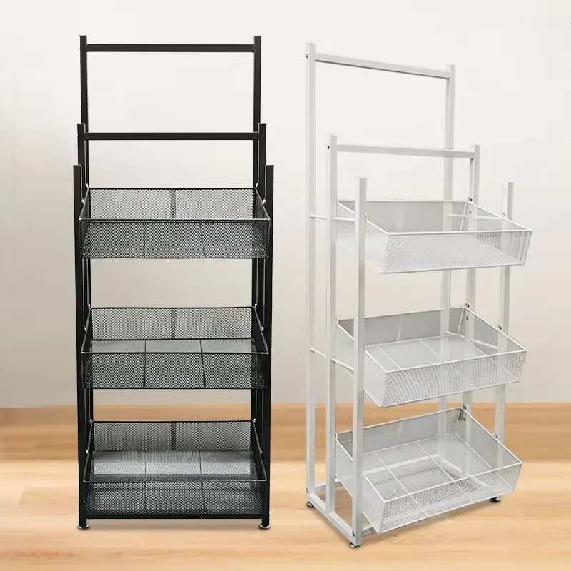 Custom Multi Function Store Storage Display Stand Durable Retail Metal Umbrella Stand With Wheels