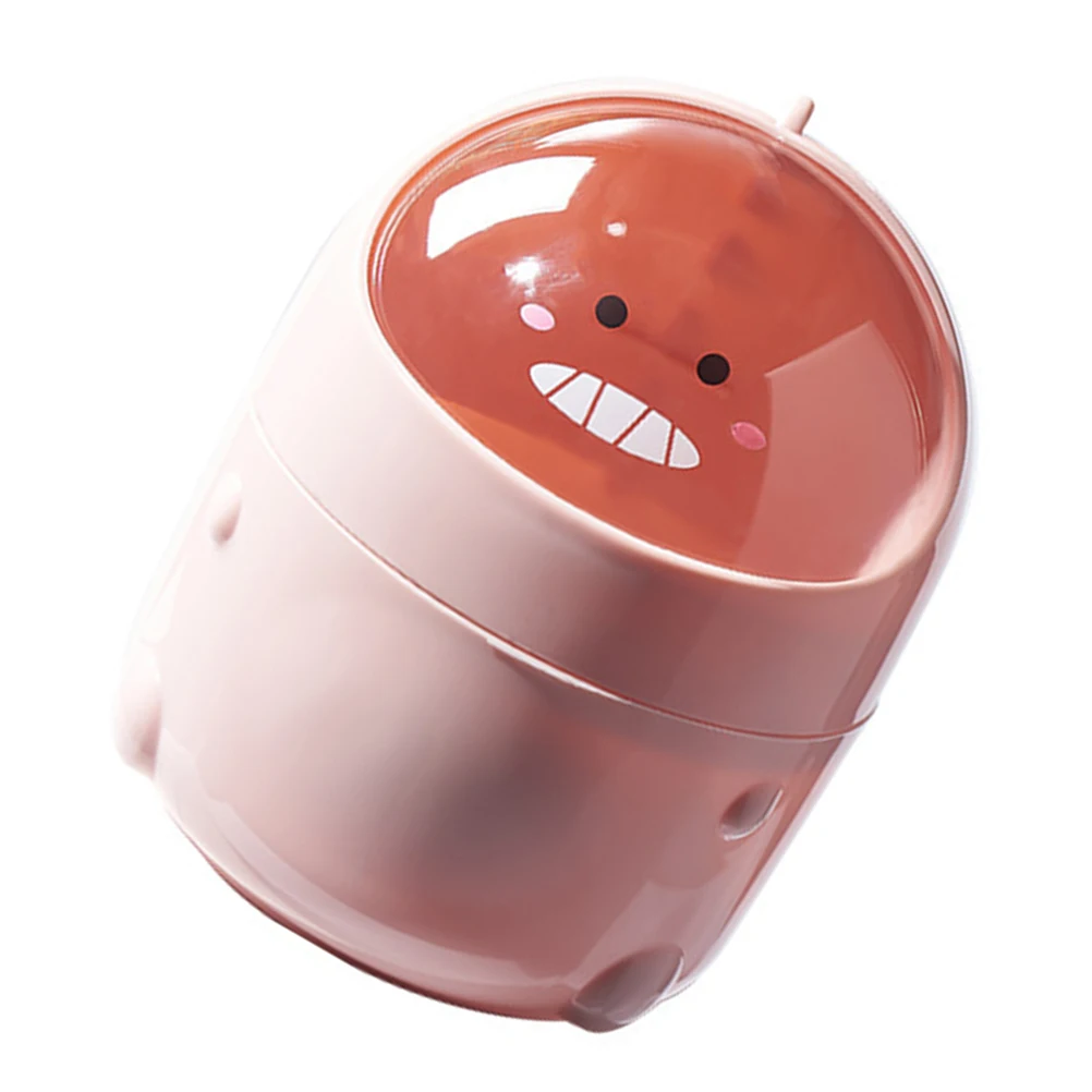 

Flip Lid Mini Trash Can PP Small Garbage Bin Desktop Household Waste Container Compact Tidy Organizer Bedroom Kitchen Office