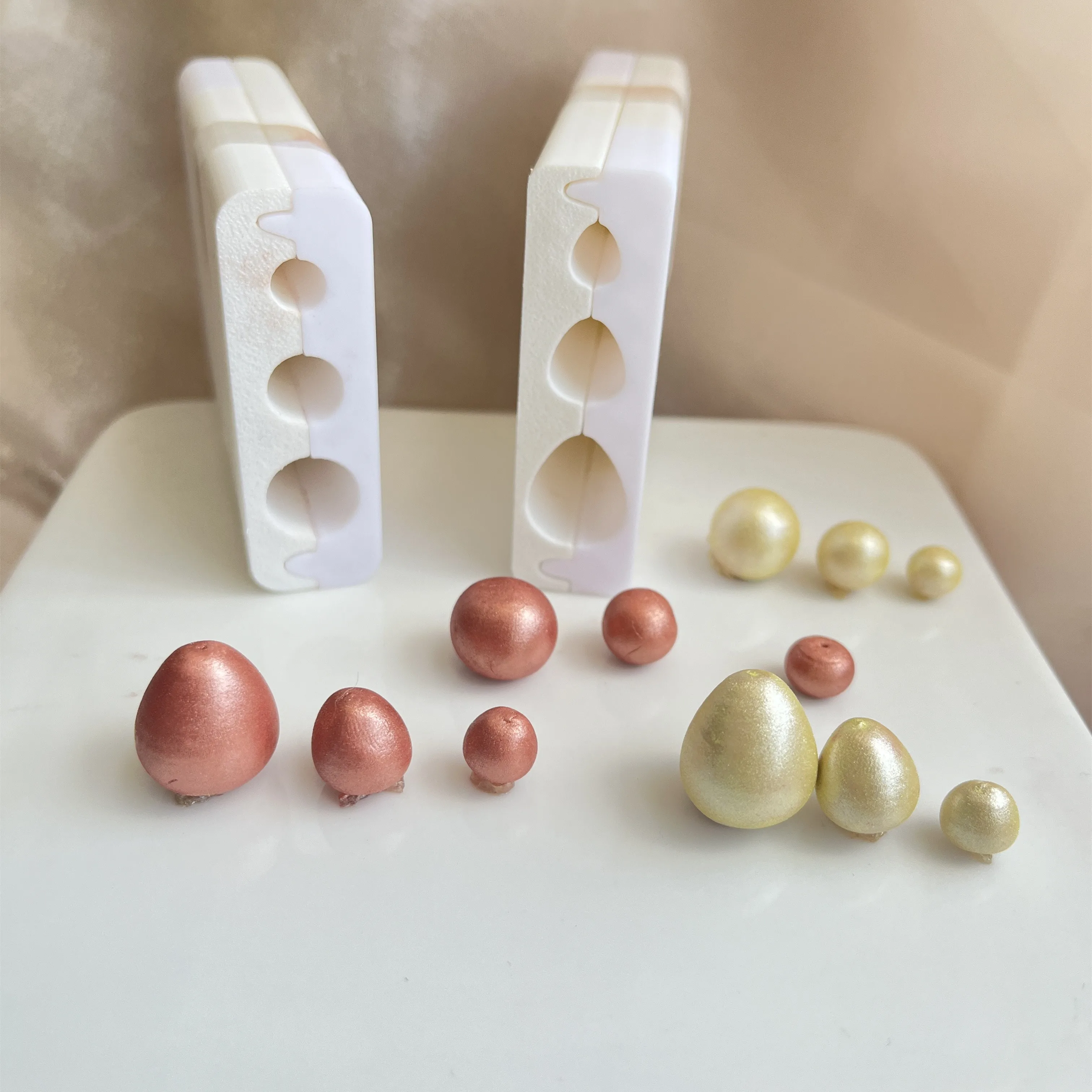 

Polymer Clay Bead Roll Mini Easter Egg, Round Ball Ball Roller, Round Beads, Special-shaped Bead Roller, Earring Tools