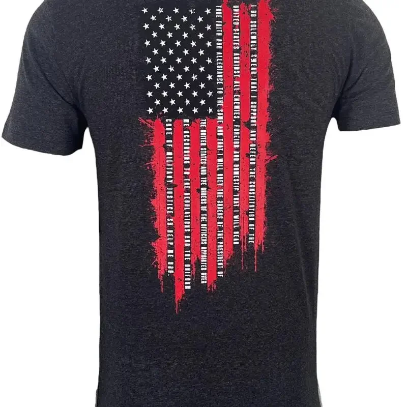 Howitzer Style Men s T Shirt SUPPORT AN DEFEND Military Grunt MFG
