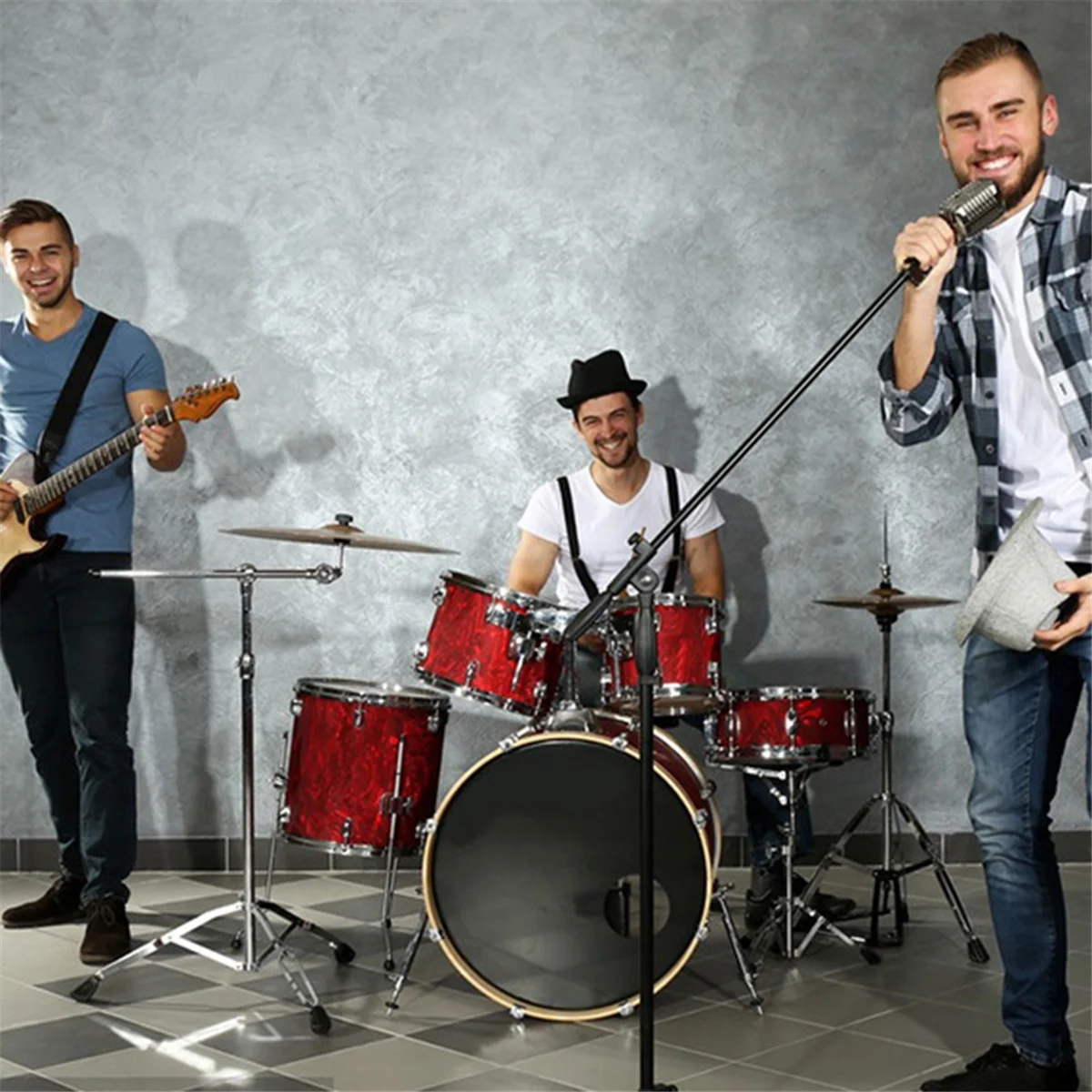 Wireless in Ear Monitor System 2.4 G Earphone Rechargeable Transmitter Receiver Support Stereo Mono Singer Studio YDH