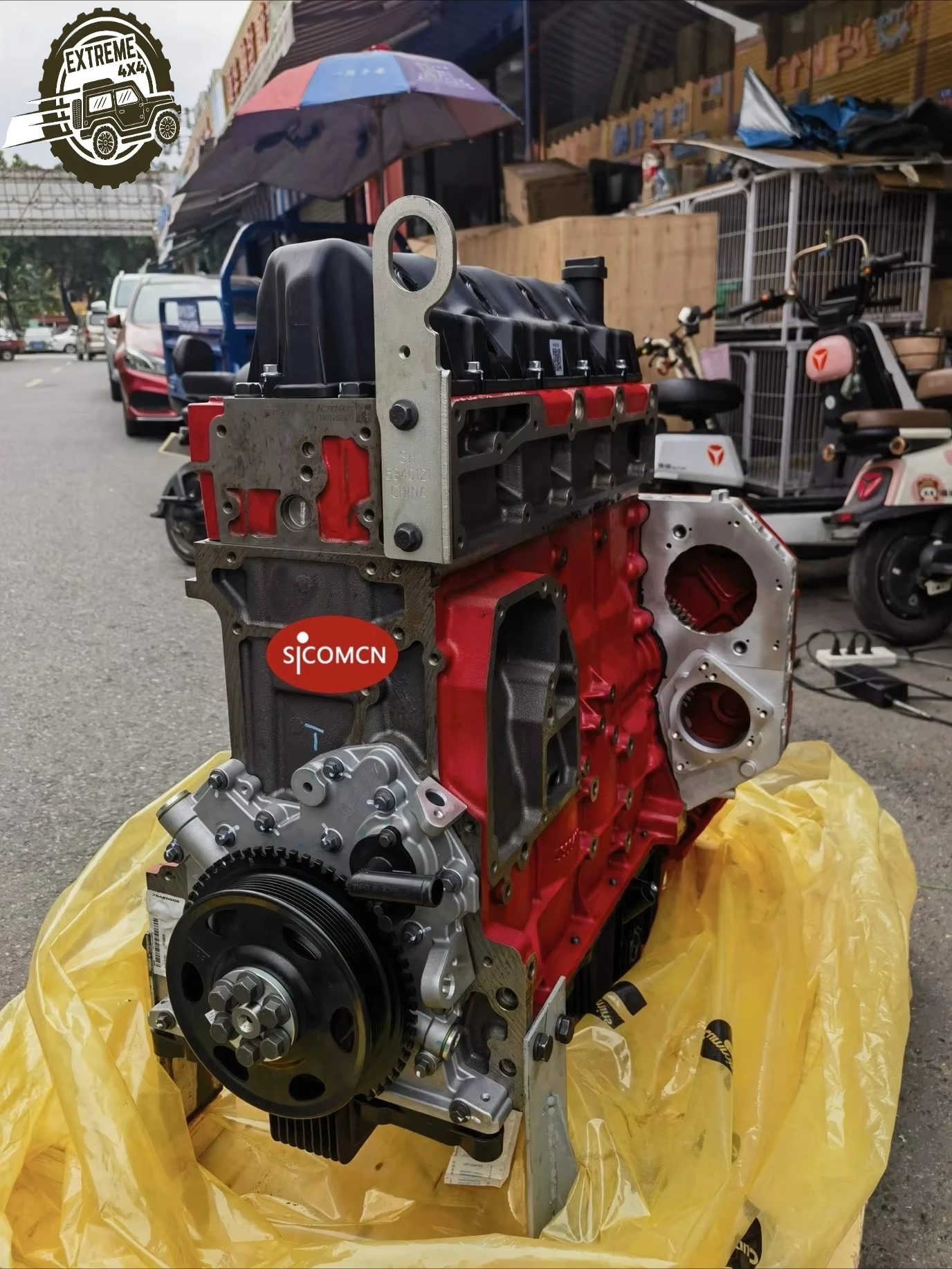 Bloque de Cilindros Largo Nuevo para Motor Foton ISF3.8 QSF3.8, para Motor Foton Cummins QSF3.8 3.8L, Piezas de Excavadora