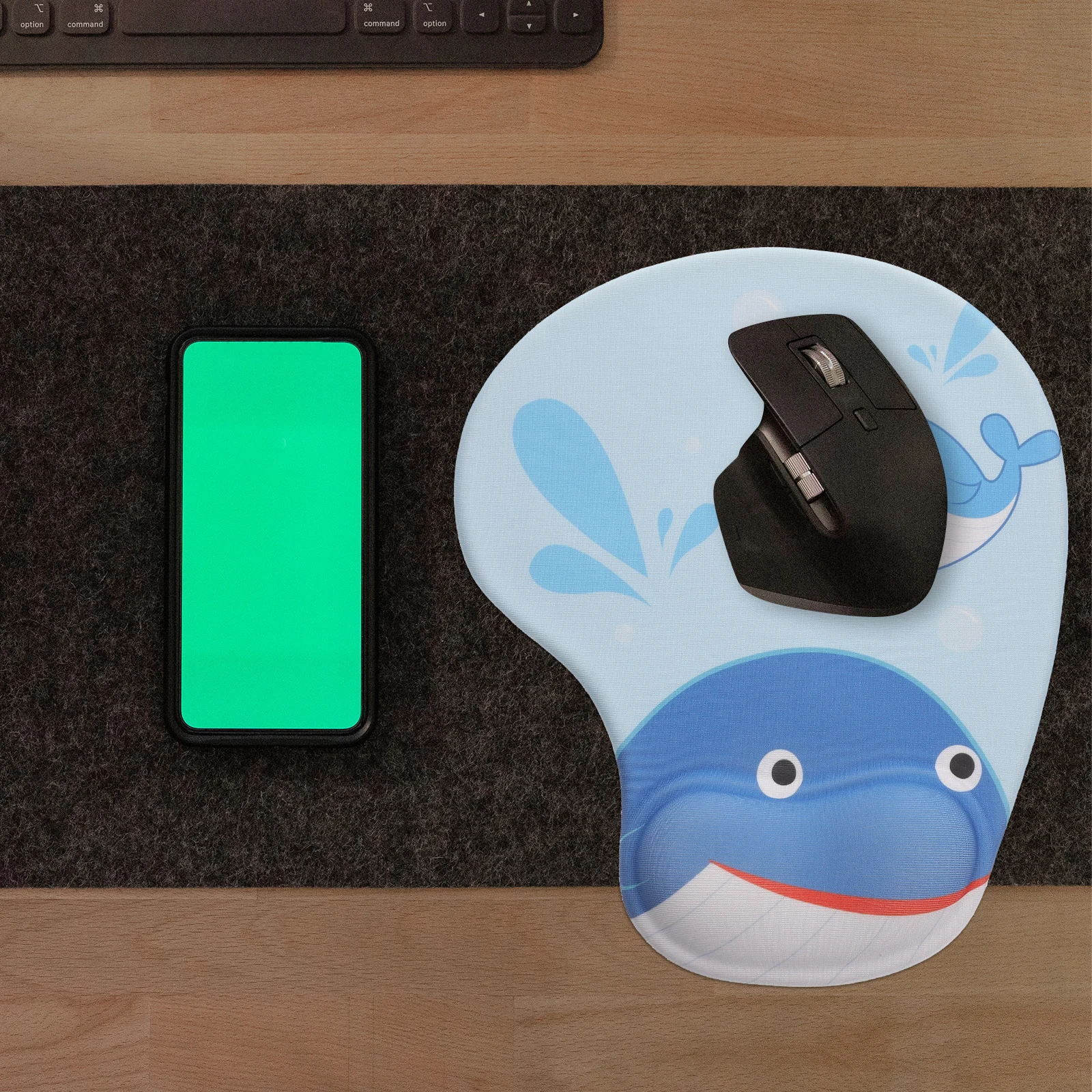 

Shark Mouse Pad Cartoon Wrist Rest Accessories Cute Cushion Silica Gel Support Comfortable Decorative