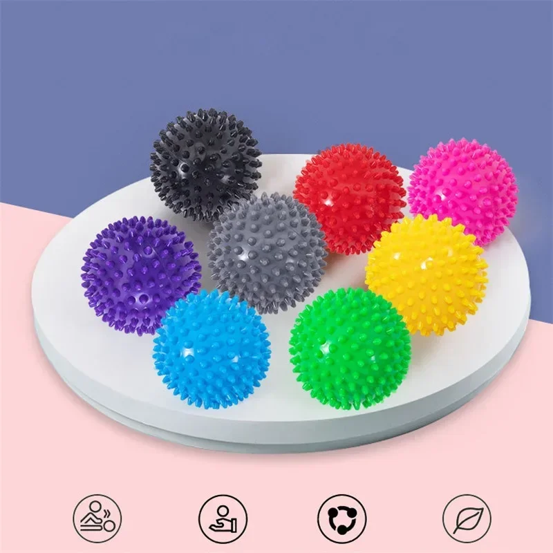 

1PCS Spiky Massage Ball Exercise Hand Foot Pain Relief Plantar Relievers Muscle Soreness Release Massager Roller For Deep Tissue