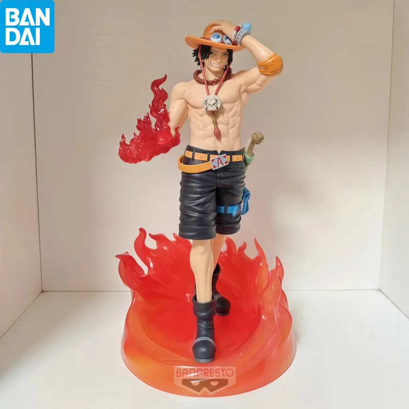 

In Stock Bandai Banpresto The Voyage Logia Portgas · D · Ace Special Edition Handmade Model Toy Anime Collection Ornament Gift