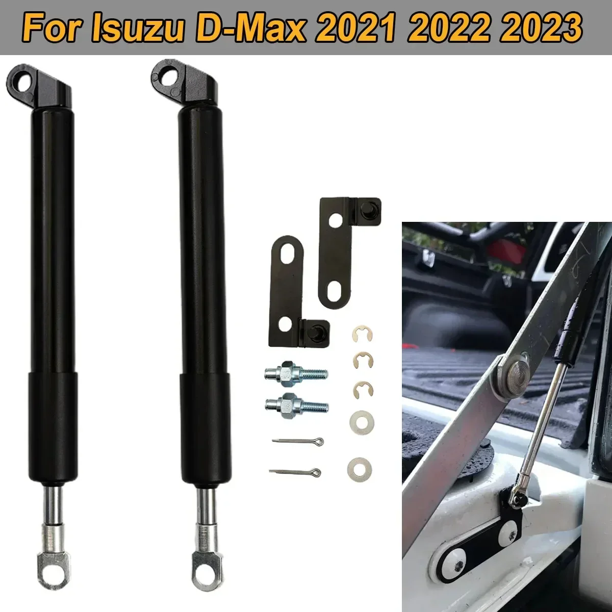 

Rear Tailgate Slow Down Damper Lift Support Gas Strut Bars Spring Shock Rod For Isuzu D-Max DMAX 2021 2022 Car Accessories