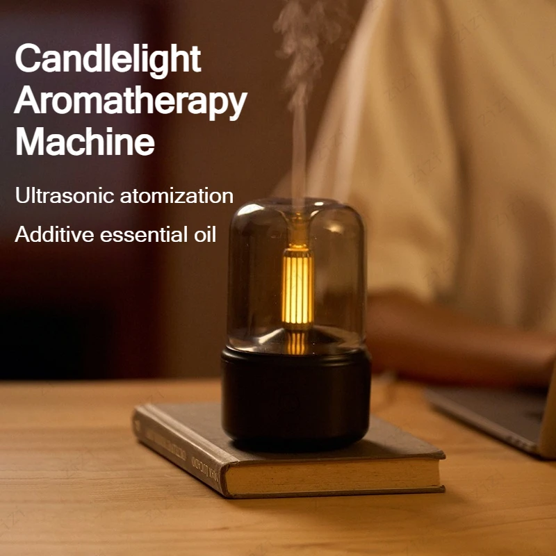 

Портативная машина для ароматерапии при свечах, USB-разъем, ультразвуковой увлажнитель, диффузор эфирного масла, интеллектуальная ароматерапия