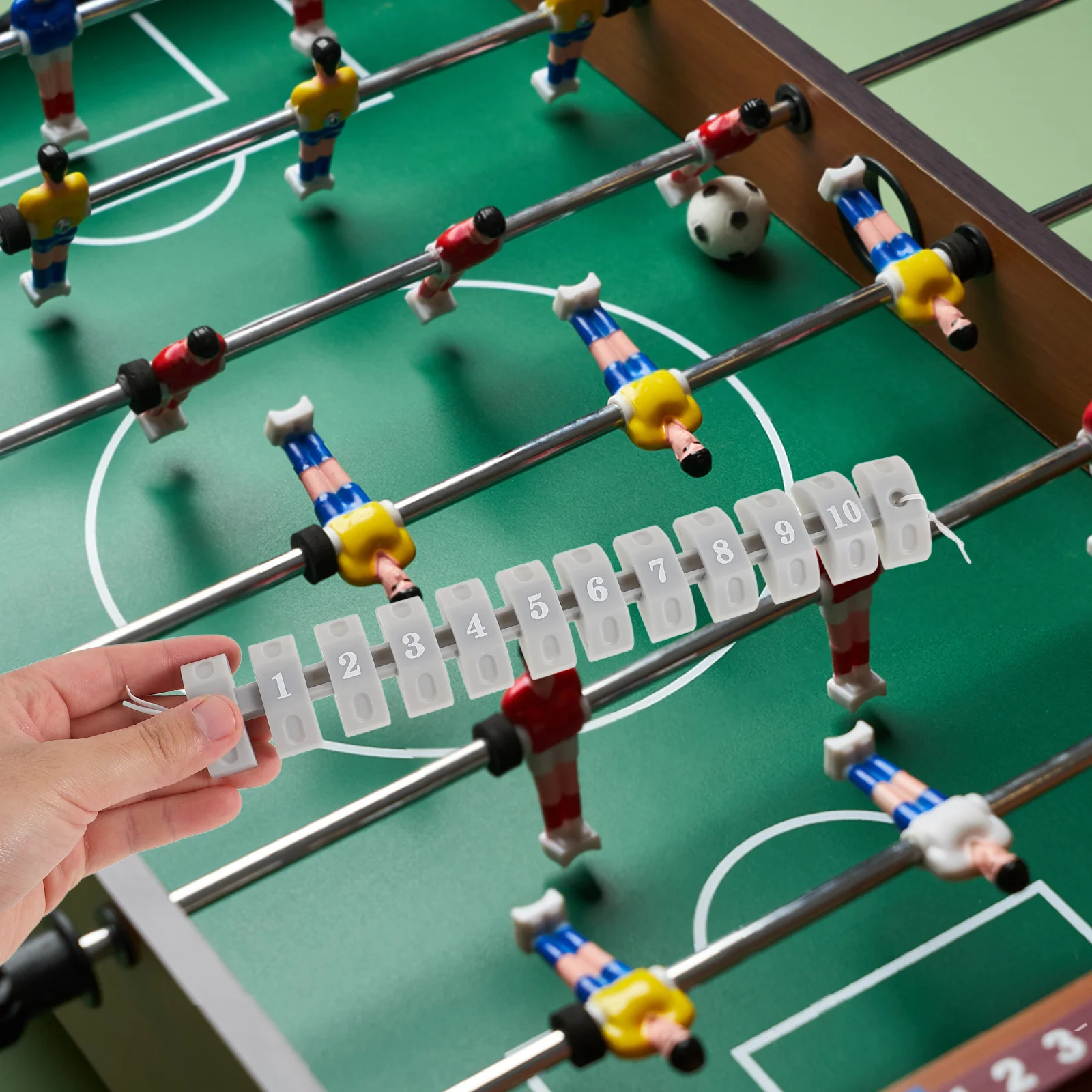 

2Pcs Foosball Score Keepers Boat Shaped Design Wear-Resistant Score Counter for Table Soccer Game Desktop Sports Scoring Markers