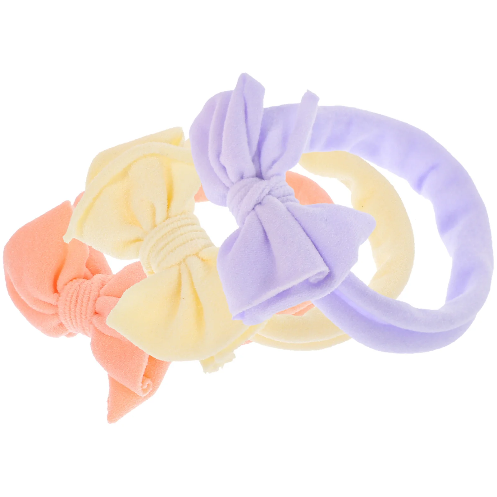 

3Pcs Adorable Baby Bowknot Headbands Comfortable Headdress for Festivals Photos Baby Hairbands Bowknot Hairbands Decorations