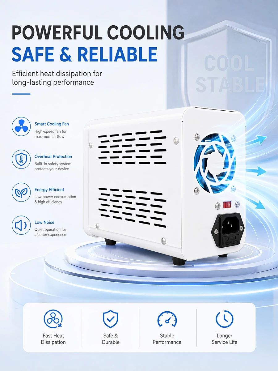DC Laboratory Power Supply Adjustable Bench Lab Power Supply 30V10A 60V5A 120V3A Variable Voltage Current Stabilizer Regulator - view 2
