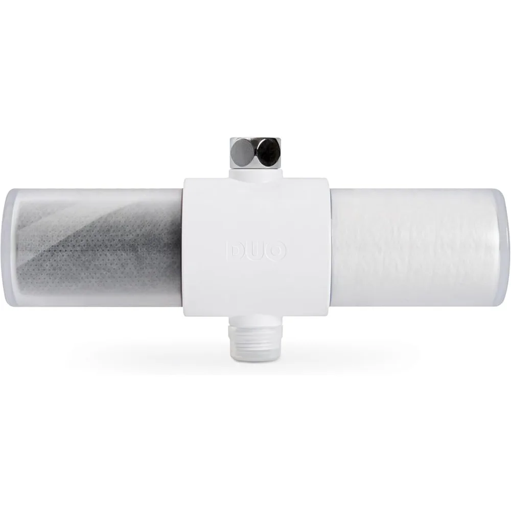 

Duo Shower Filter NSF Certified High Pressure Activated Carbon Filter Removes Chlorine PFAS Particulates for Healthy Skin