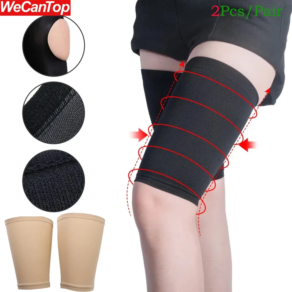 1Pair Sport Compression Upper Leg Sleeve for Women Men - Thigh & Hamstring Compression for Improved Blood Circulation & Recovery