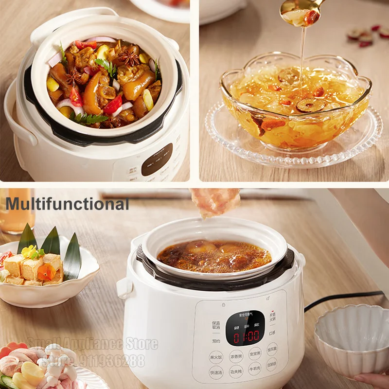 SUPOR Electric Pressure Cooker 2.3L Multi-function Rice Cooker Non-Stick Liner For Family Dormitories Smart Kitchen Appliances