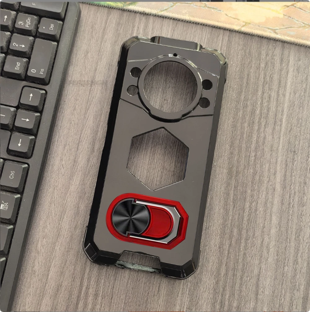 Für Cubot KingKong Power 5 6,88 "Zurück Finger Ring Weiche TPU Silikon Fall Für CubotKingKong Power 5 Power 5 Halterung telefon Abdeckung – Detail 3
