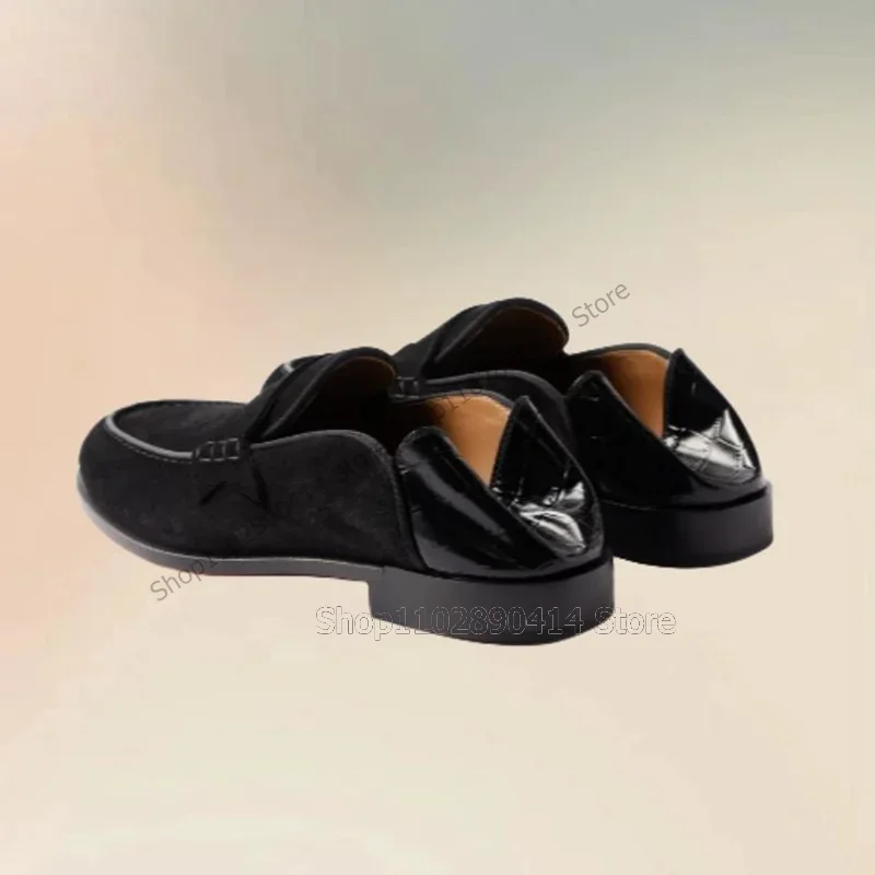 Рисунок 4 - Коричневые лоферы с принтом аллигатора в стиле пэчворк