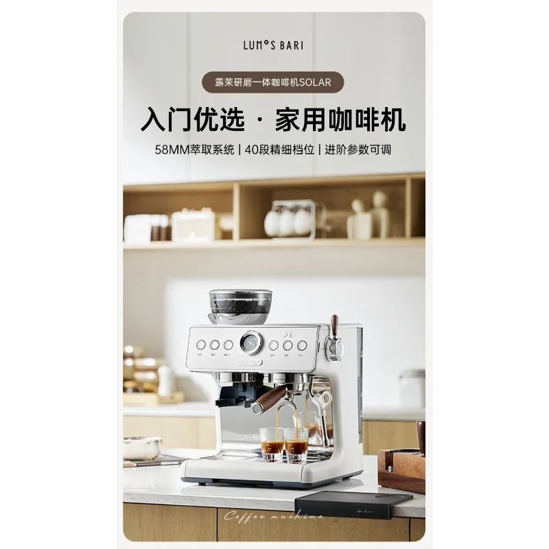 Portable Manual Coffee Maker Kitchen Gadgets Manual Household Italian-style Grinding and Mixing Semi-automatic Powerful Steam