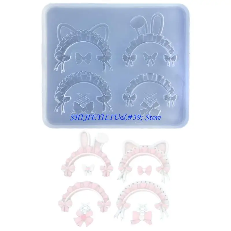 E21F Realistic Maid Accessory Resin Mold Exquisite Silicone Moldfor Fashion Designers