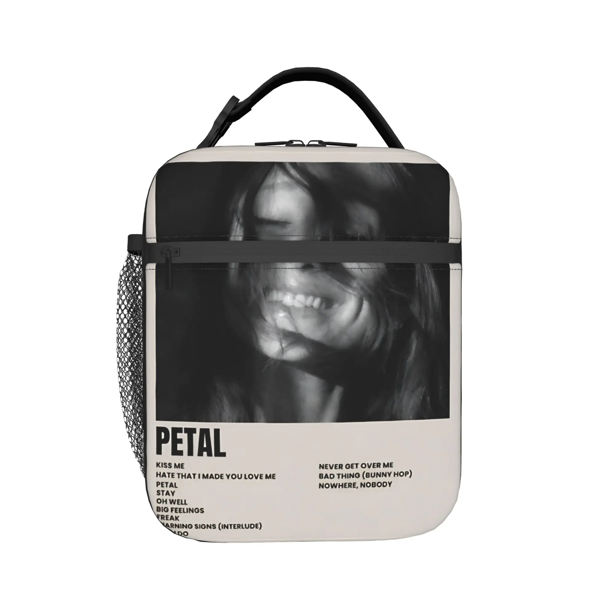 Petal Arianas Grandes Singer Insulated Lunch Bag Portable  Reusable Cooler Bag Tote Lunch Box Office  Travel Food Storage Bags