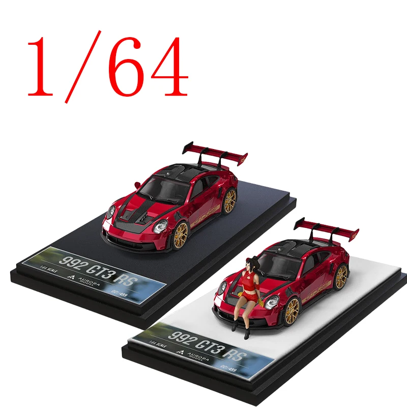 am-diecast-1-64-scale-porsche-alloy-model-cars-porsche-992-gt3-rs-play-vehicles-toys-for-boys-gift-original-box