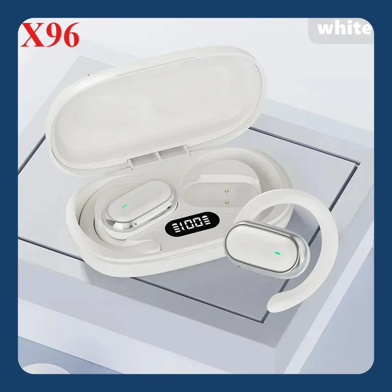 

Original X96 TWS Bluetooth Headphones Wireless LED Digital Display Earphones Noise Reduction OWS Headset