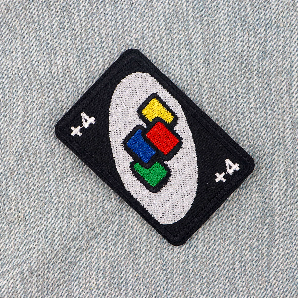 Pokerpatroon Patch Iron On Patches Voor Kleding Stickers Geborduurde Patches Op Jassen Diy Kleding Strepen Voor Kinderen