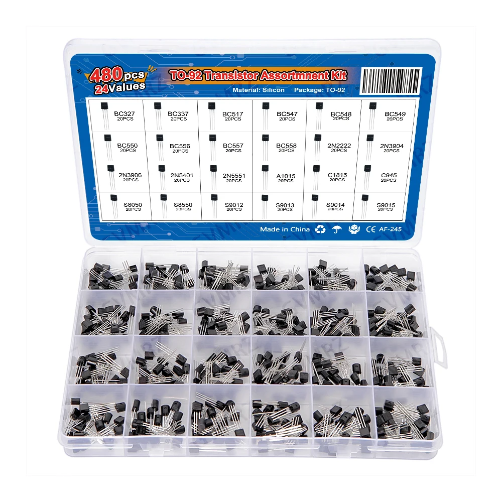 480PCS 24Values TO-92 Transist - đánh giá và giá Diy Electronics Project Kit