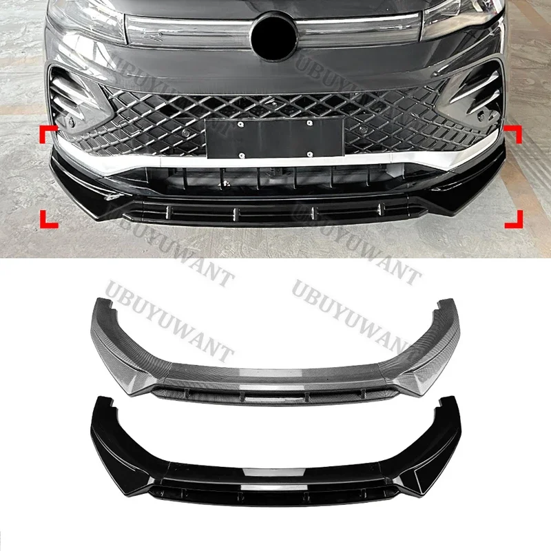 For VW Tiguan Rline 2024+ Front Bumper Lip Factory Outlet Chin Spoiler Splitter Protector