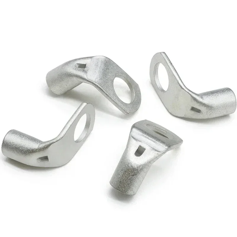 10PCS Wire Terminal L-type Right Angle 90 Degree Bend Nose T6/10/16/25-4/6/8/10 Tinned Copper Crimp Connector Cable Lugs