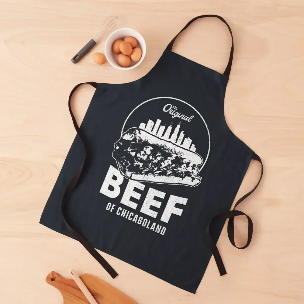 The Original Beef Of Chicagoland - The Bear Apron Bib For Kitchen Kitchen For Men esthetician Apron