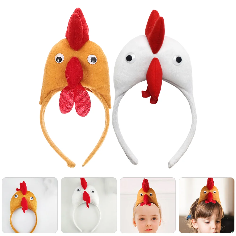 Rooster Mask Miami Party Dress Chicken Costume Accessories Women's Hens Girls Fox