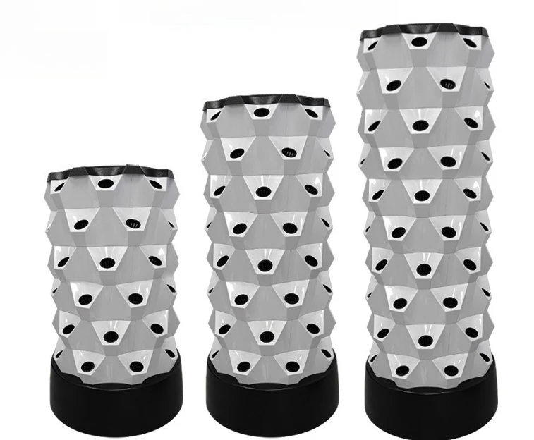 

2025Automatic Watering Hydroponic Tower Growing Garden Equipment Hydroponic Vertical 48holes