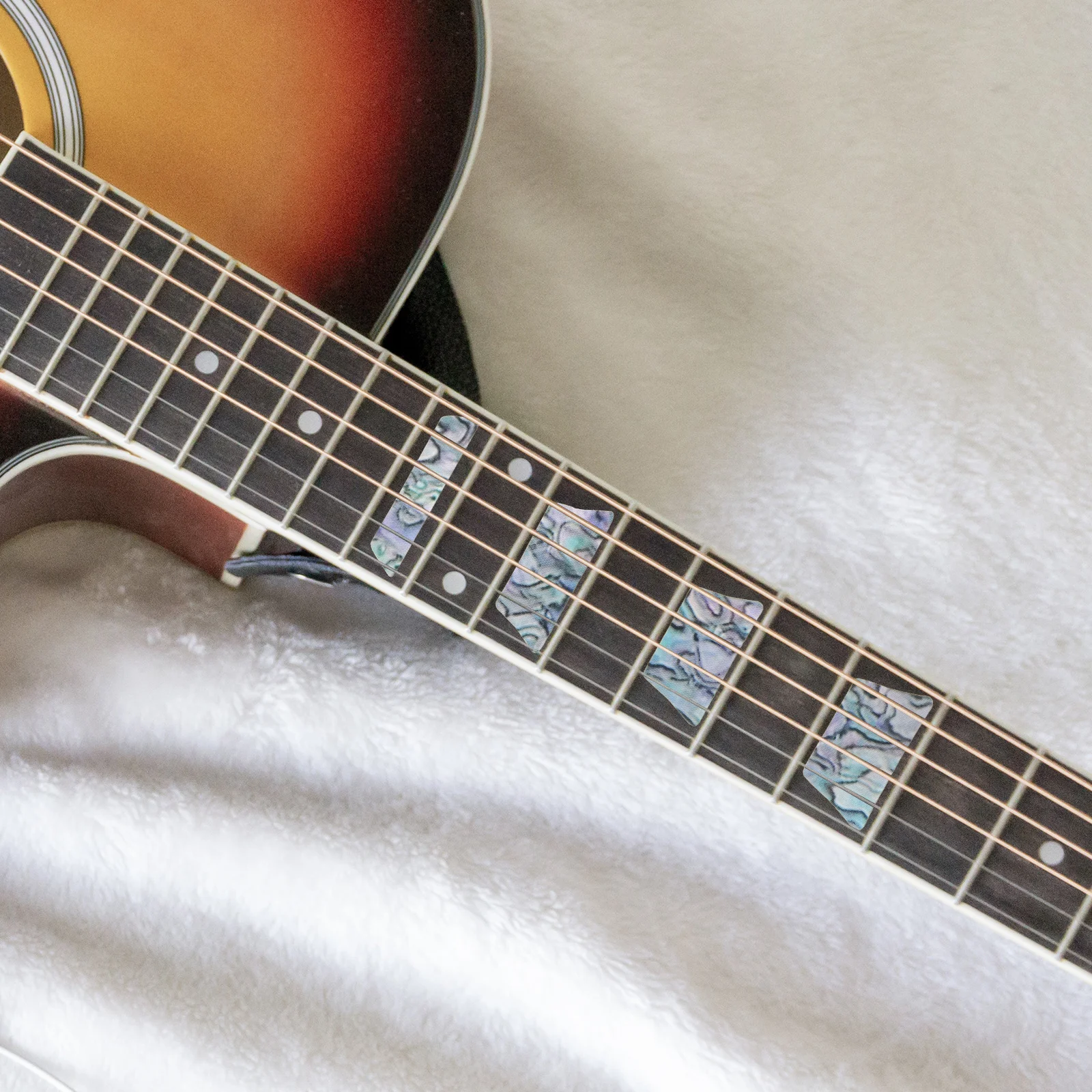 

Creative Guitar Sticker Patch Self-Adhesive Pvc Fingerboard Decals Waterproof Durable For Acoustic Electric Guitars Decoration