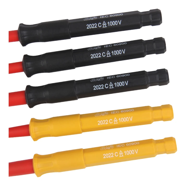 PB SWISS TOOLS Slim Insulation Screwdriver Set With Case for Combination Screw Work Up to 1000 VAC Or 1500 VDC NO.5215 SU