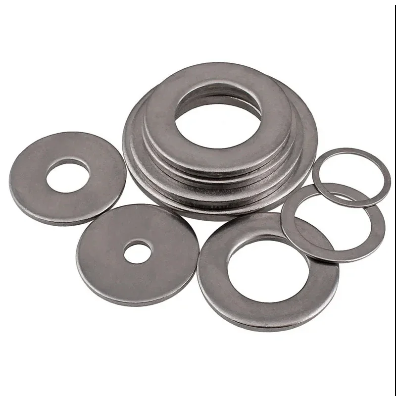 316 paking datar baja tahan karat mesin cuci datar tebal m2m3m4m5m6m8m10m 20 buah