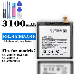 For Samsung A40 EB-BA405ABE original battery 3100mah cell phone battery, cell phone battery replacement, send tools