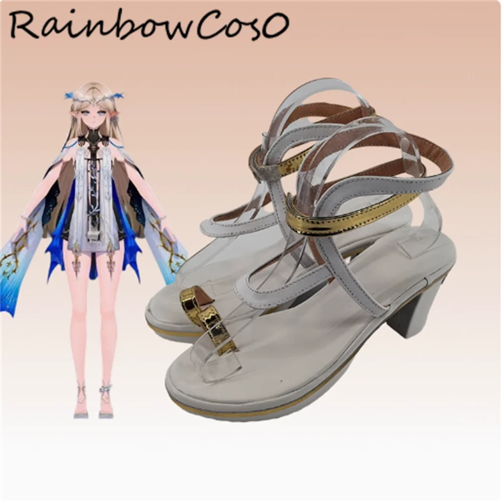 Cartethyia Wuthering Waves Scarpe Cosplay Stivali Gioco Anime Party Halloween RainbowCos0 W4832