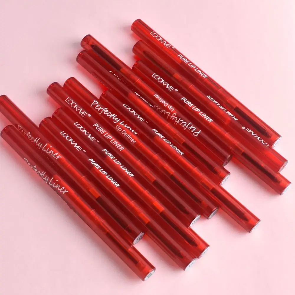 Women Long Lasting Lip Liner Stain Waterproof 24 Hour Smooth Lipstick Application Natural Rich Lip Colors Lipliners Pencil