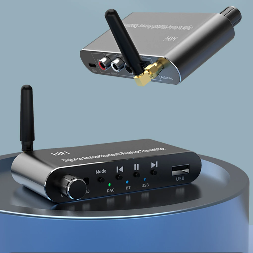 

Audio Decoders Optical Receiver Transmitter U Disk IR Remote Control DAC Multifunctional Home Hotel Restaurant