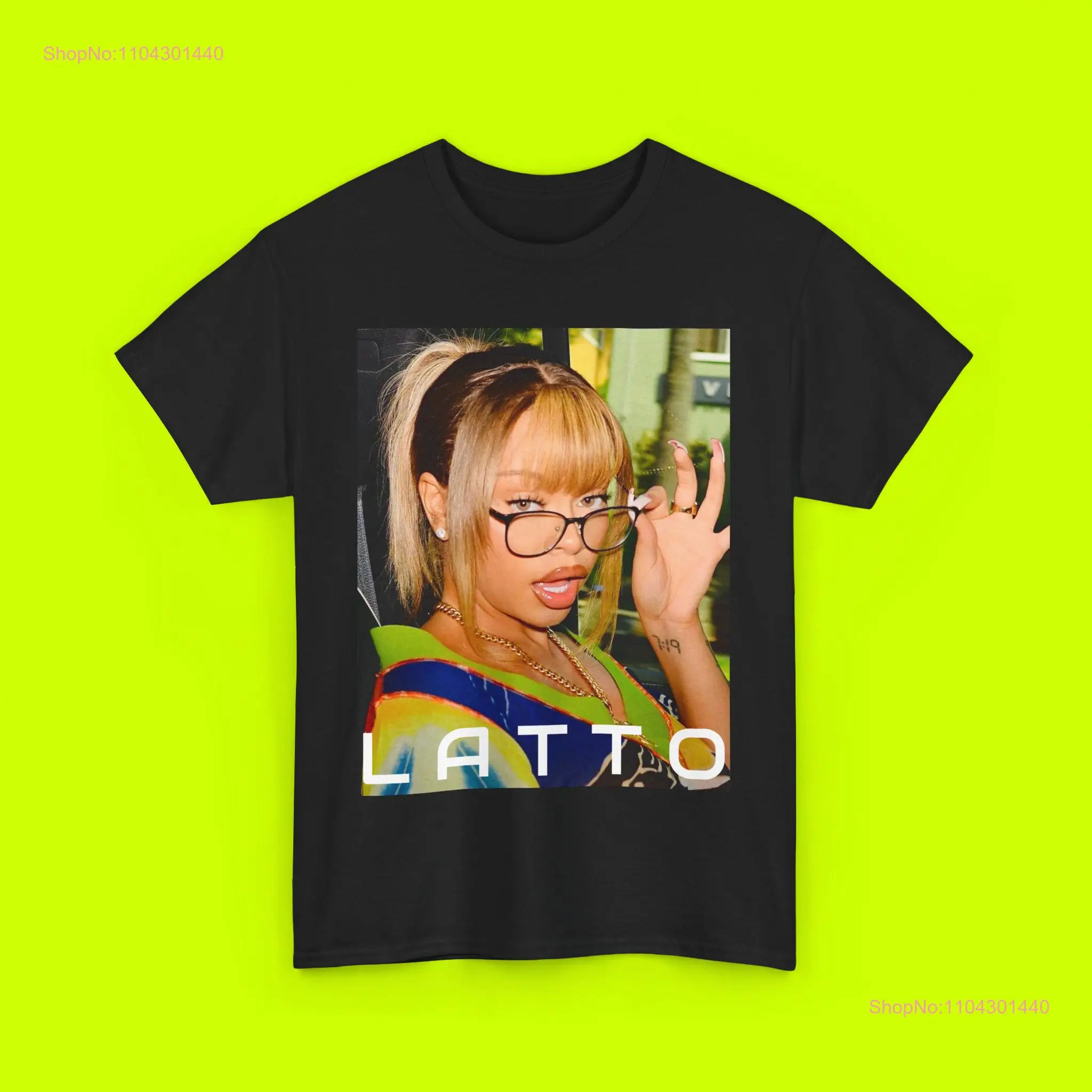 Latto Car Selfie T Shirt Exclusive Merch for Big Fans long or short sleeves