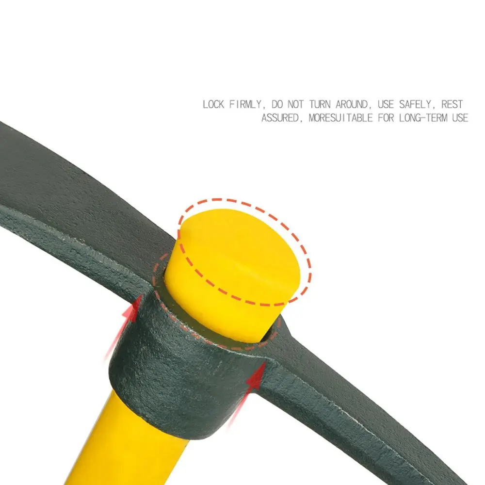 

Small Hand Fiberglass Handle Pick Camping Household Hoe Planting Tool Pickaxe Garden Supplies