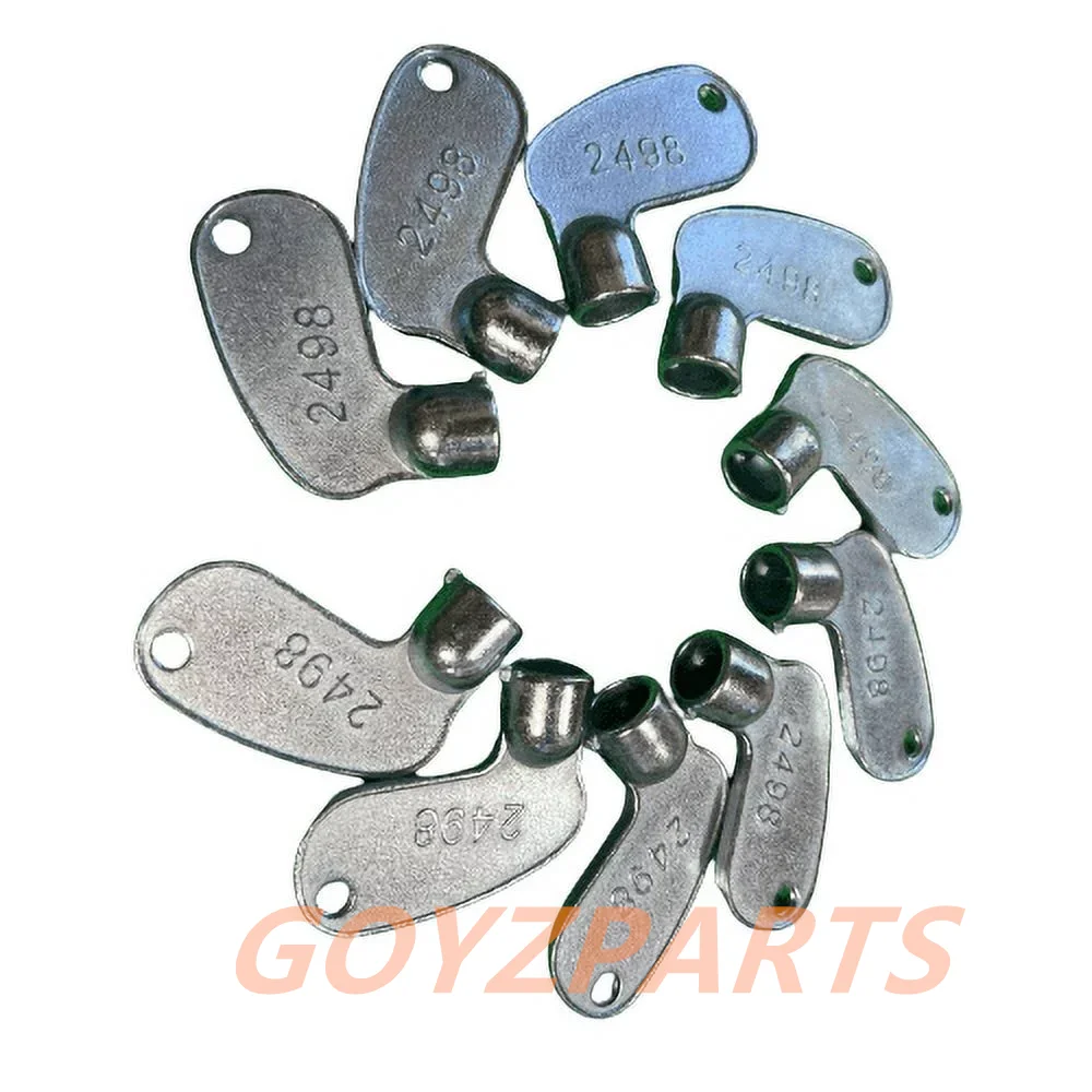 10PCS Lgnition Key For Isuzu Kobelco Kawasaki TCM Bomag Magnum Equipment 2498 OEM 8-94402498 894402498