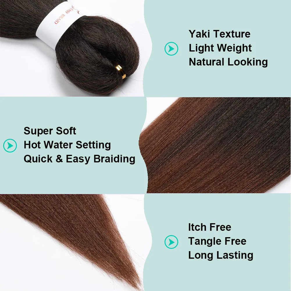 Gehaakt Haar Cosplay Easy Vlechten Haar Voorgerekt Krullend Jumbo Vlechten Extensions Hair Accessoires Voor Meisjes Vlechten 26Inch