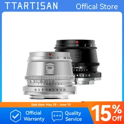 TTArtisan 35mm F1.4 APS-C Prime Lens for Sony E Mount Fujifilm XF Canon M Leica L Nikon Z Panasonic Olympus M43 Camera Lens