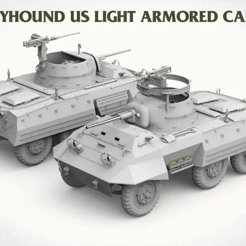 Assembly model TAKOM AHHQ-008 1/16 M8 Light Armored Car Greyhound Model